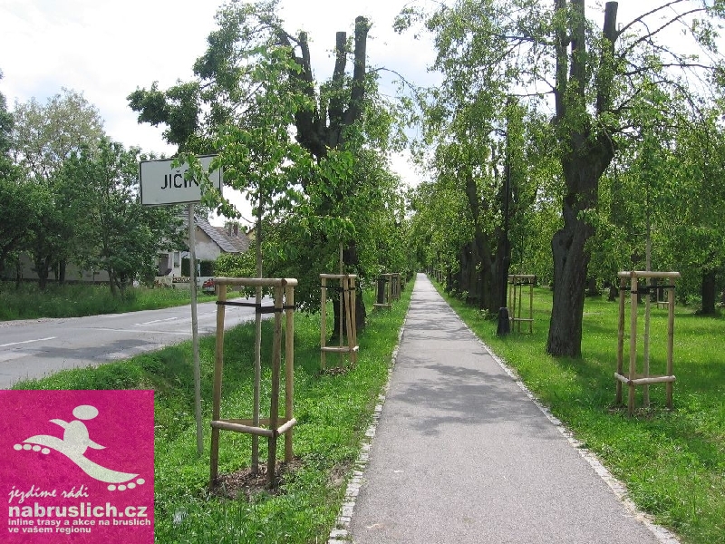 Jičín - inline trasa Kostelec - Vesec