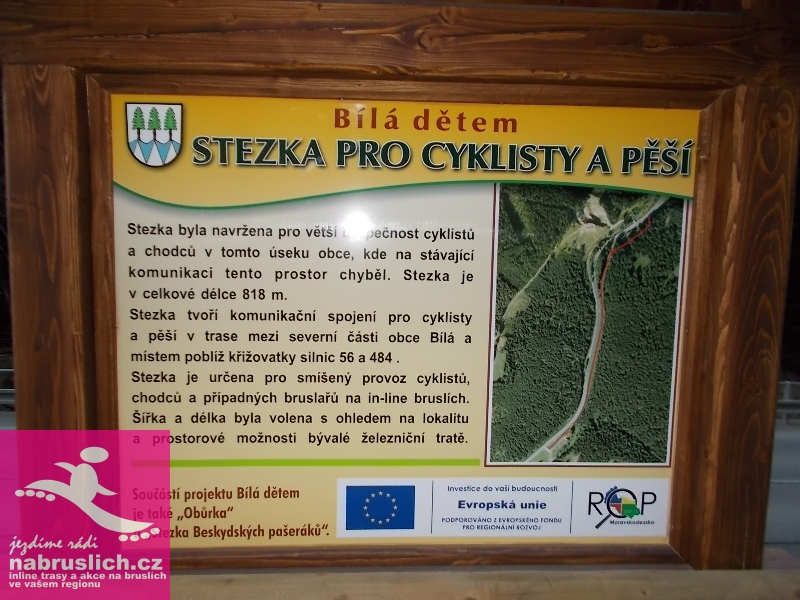 Inline stezka Bílá v Beskydech